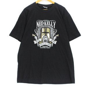 Vintage Australia T-Shirt Men's Ned Kelly Outlaw Legend Such Is Life Size 2XL